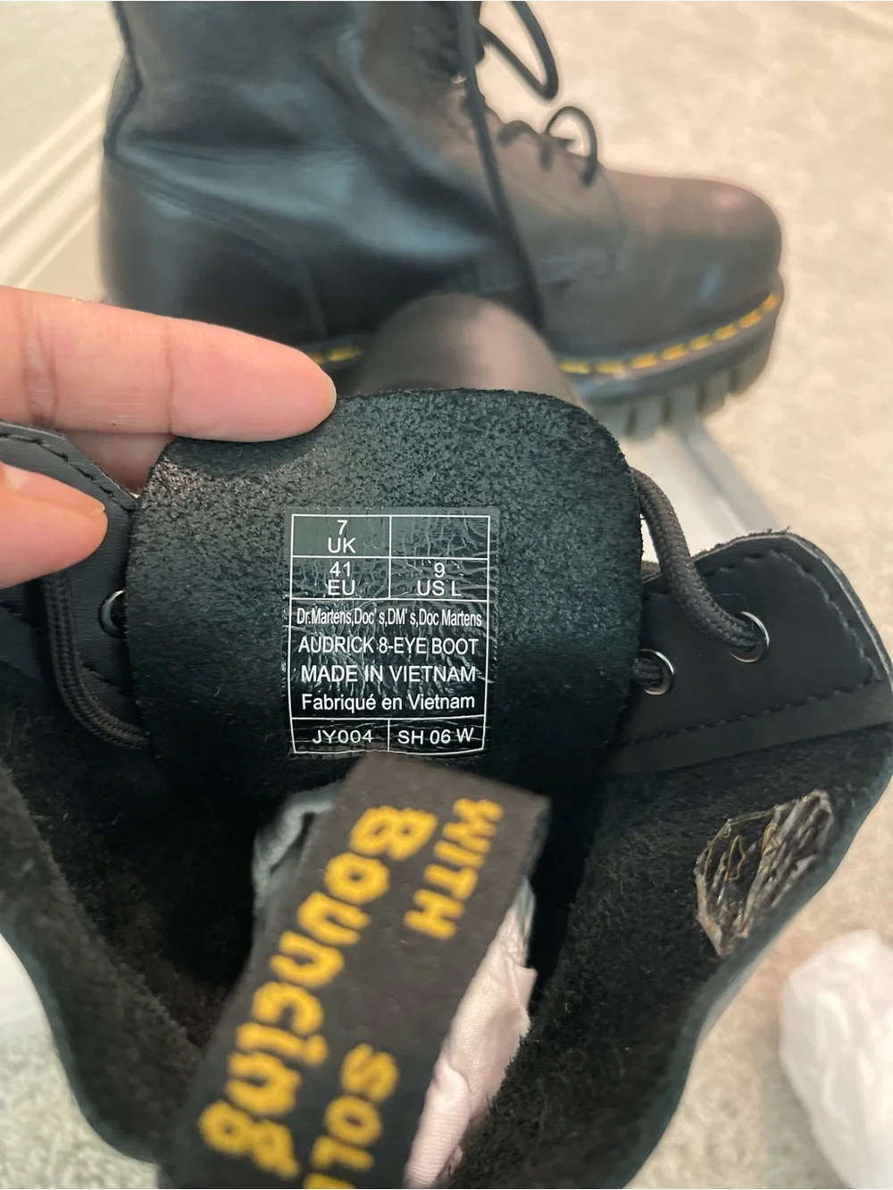 Dr. Martens tall lace